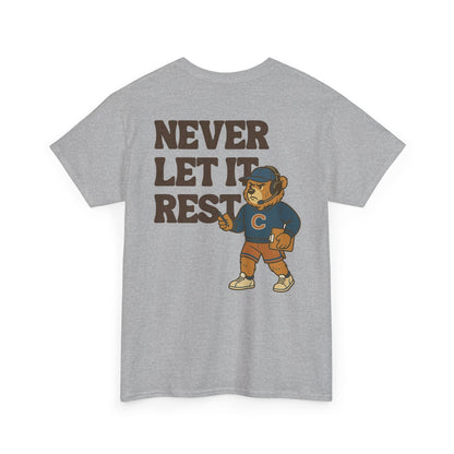 The "Never Let It Rest - Coach Bear Johnson" Tee