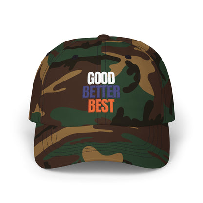 The "Good Better Best" Dad Cap