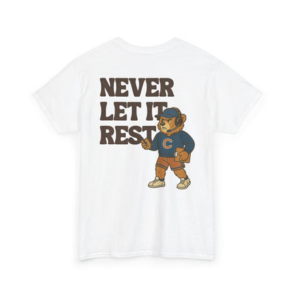 The "Never Let It Rest - Coach Bear Johnson" Tee