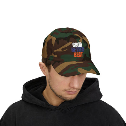 The "Good Better Best" Dad Cap