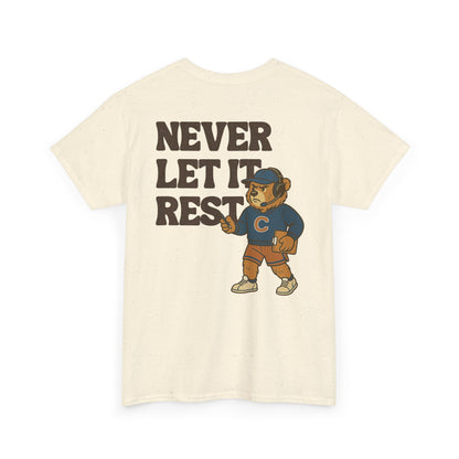 The "Never Let It Rest - Coach Bear Johnson" Tee